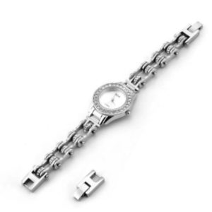 montre femme chaine argent