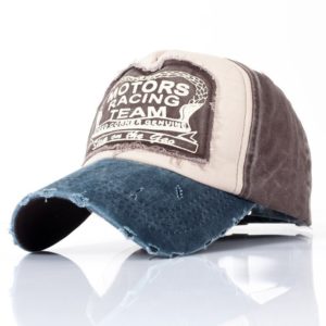 Casquette motor racing team bleu/marron Roadstrap