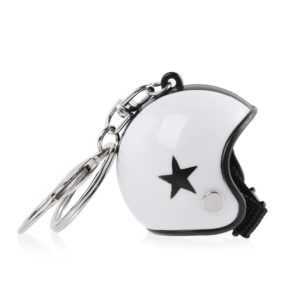 Porte-clé casque moto Blanc Roadstrap