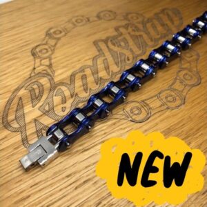 Bracelet chaîne unisexe bleu 5