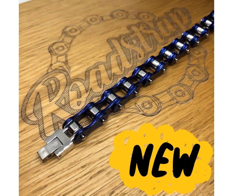 Bracelet chaîne unisexe bleu 5