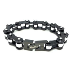 Bracelet chaîne unisexe noir 2