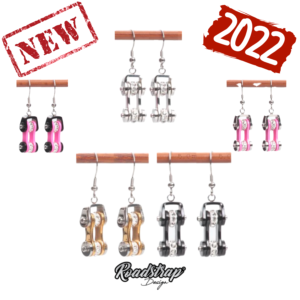 Boucles d'oreilles chaîne moto Roadstrap