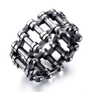 Bague moto chaîne acier usé Roadstrap