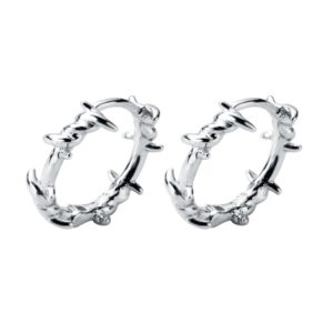 Boucles d'oreilles anneaux barbelé Roadstrap