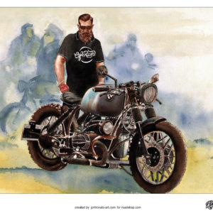 Café racer poster