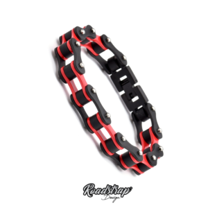 BRACELET CHAINE MOTO ROUGE MAT Roadstrap 2022