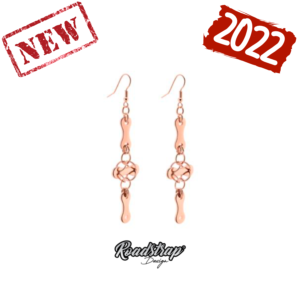 Boucles d'oreilles chaine longue rose gold Roastrap