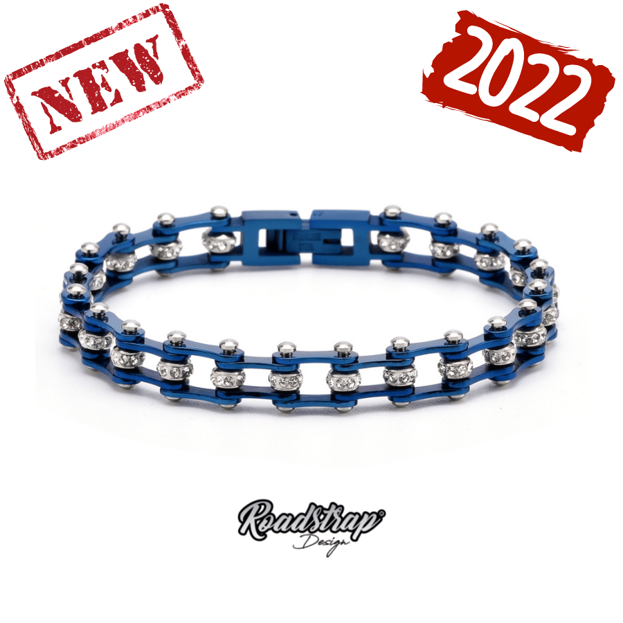 Bracelet chaine femme mini’z-bleu marine ROADSTRAP
