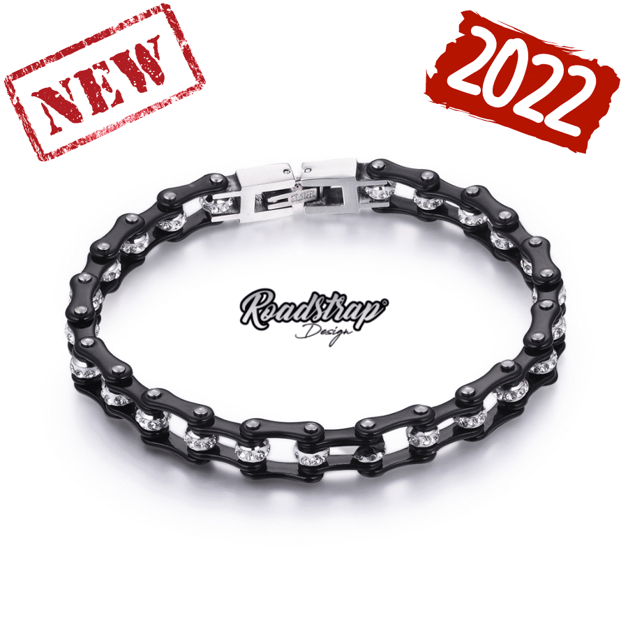 Bracelet chaine femme mini’z-noir ROADSTRAP