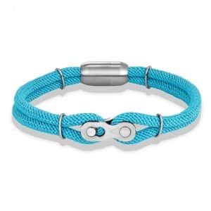 Bracelet chaîne de maillon Bleu turquoise Roadstrap