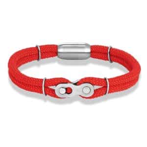 Bracelet chaîne de maillon Rouge Roadstrap