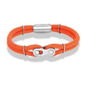 Bracelet chaîne de maillon orange Roadstrap
