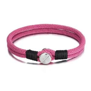 Le Bracelet Cordon Rose à vis Roadstrap